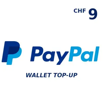 PayPal Wallet CHF 9 Top Up