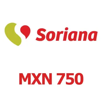 Soriana MXN 750 Gift Card MX