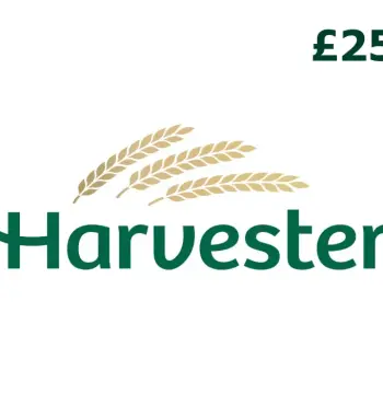 Harvester GBP 25 Gift Card UK
