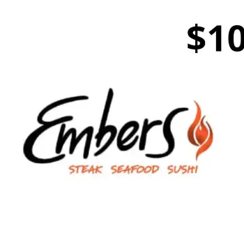 Embers Restaurant USD 10 Gift Card US