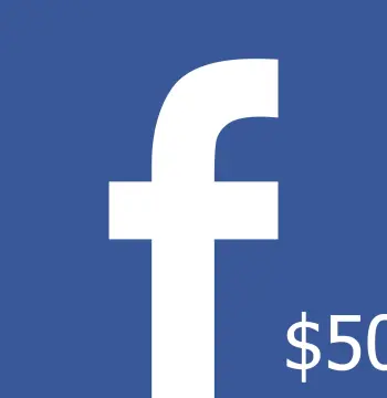 Facebook $50 Gift Card