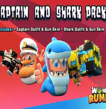 Worms Rumble - Captain & Shark Double Pack DLC PC Steam CD Key