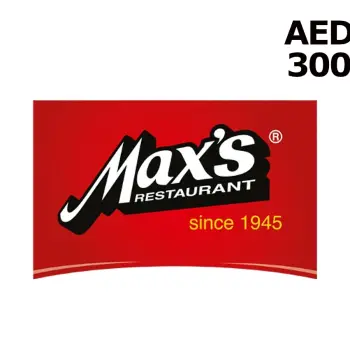 Max's Restaurant 300 AED Gift Card AE