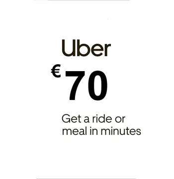 Uber €70 IT Gift Card