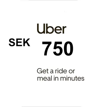 Uber 750 SEK Voucher SE