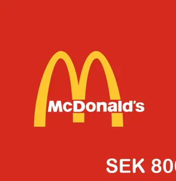 Mcdonalds SEK 800 Gift Card SE