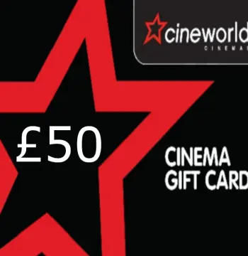 Cineworld Cinema £50 Gift Card UK