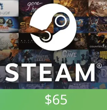Steam Wallet Card $65 TR Activation Code