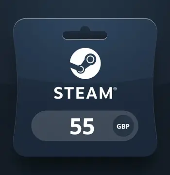 Steam Wallet GBP 55 Gift Card UK