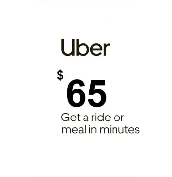 Uber USD 65 Gift Card US