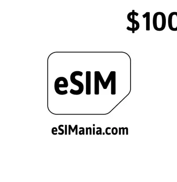 eSIMoney USD 100 eSIMania.com Gift Card