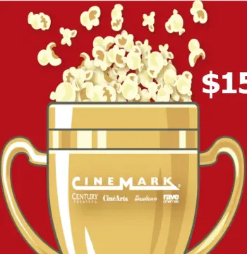 Cinemark Theatres $15 Gift Card US