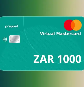 Prepaid Virtual Mastercard ZAR 1000 ZA