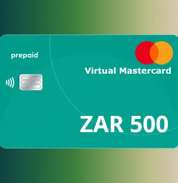 Prepaid Virtual Mastercard ZAR 500 ZA
