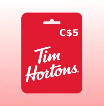 Tim Hortons CAD 5 Gift Card CA