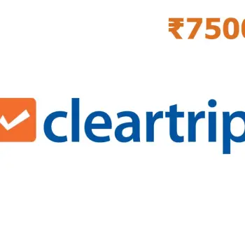 Cleartrip Flights & Hotels INR 7500 Gift Card IN