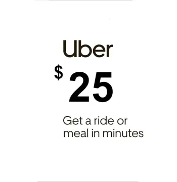 Uber USD 25 Gift Card EC