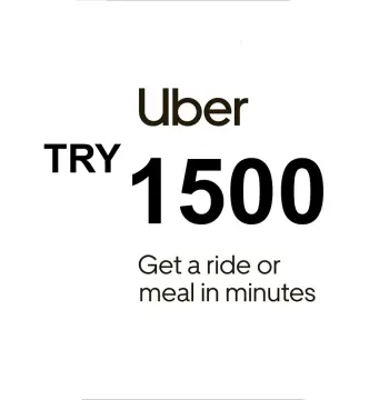 Uber 1500 TRY Gift Card TR