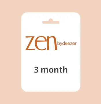 Zen By Deezer 3 Month Subscription Key FR