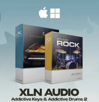XLN Audio Addictive Keys + Addictive Drums 2 Rock PC/MAC CD Key