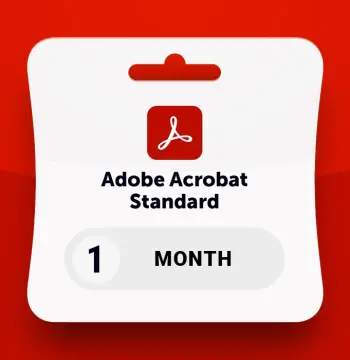 Adobe Acrobat Standard - 1 Month Subscription Key RoW v2