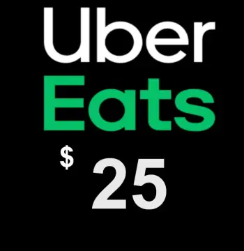 Uber Eats 25 AUD Gift Card AU
