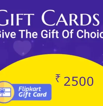 Flipkart INR 2500 Gift Card IN