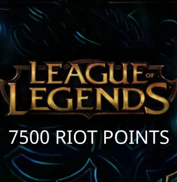 League of Legends 7500 RP Prepaid Card ID