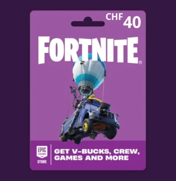 Fortnite CHF 40 PC Epic Games Gift Card CH