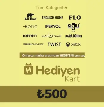 Hediyen KART - All Access ₺500 Gift Card TR