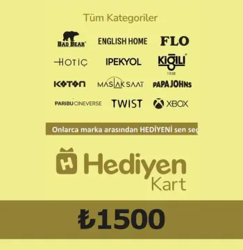 Hediyen KART - All Access ₺1500 Gift Card TR