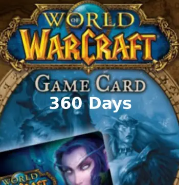 World of Warcraft 360 DAYS Pre-Paid Time Card CN