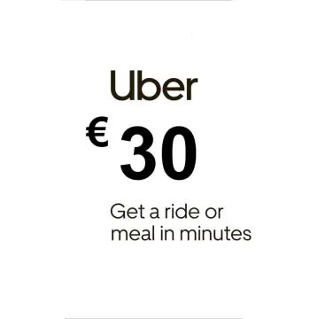 Uber EUR 30 Voucher EU