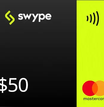 Swype Mastercard USD 50 Gift Card