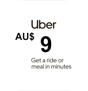 Uber AUD 9 Gift Card AU