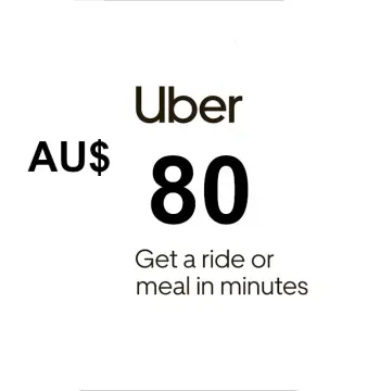 Uber AUD 80 Gift Card AU