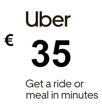Uber EUR 35 Gift Card FR