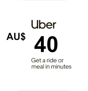 Uber AUD 40 Gift Card AU