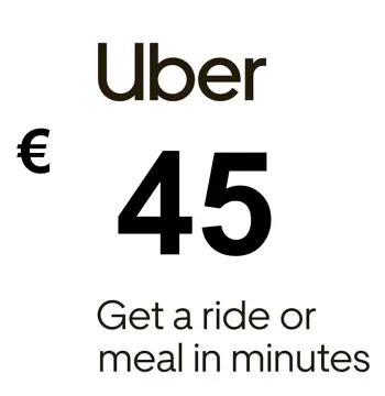 Uber EUR 45 Gift Card FR