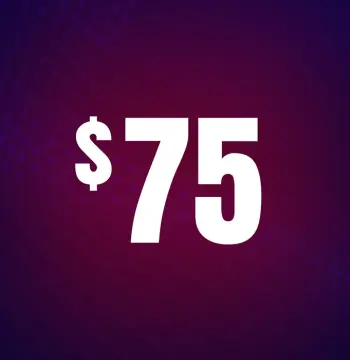 Voucher $75 Gift Card