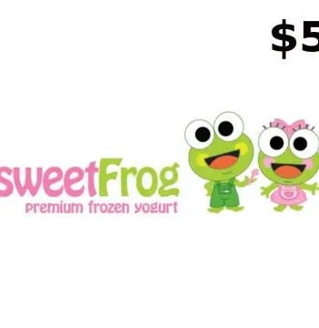 SweetFrog Frozen Yogurt $5 Gift Card US
