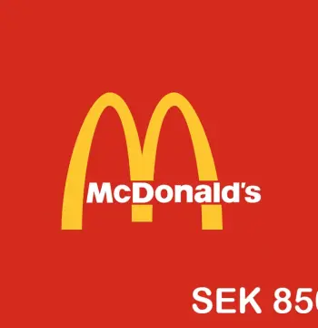 Mcdonalds SEK 850 Gift Card SE