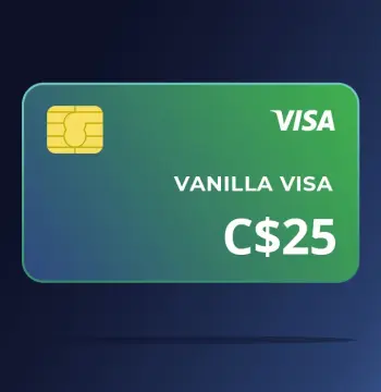 Vanilla VISA C$25 CA