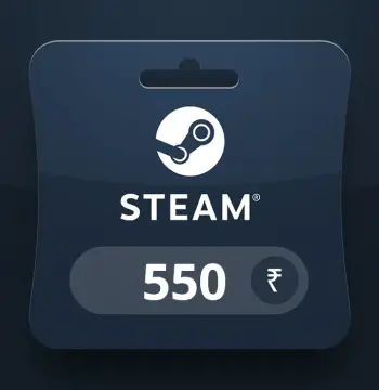 Steam Wallet INR 550 Gift Card IN