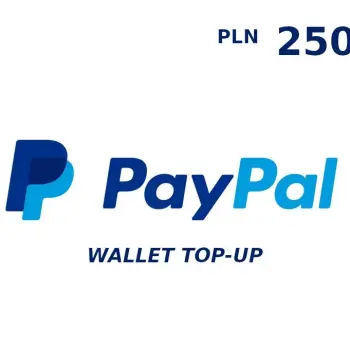 PayPal Wallet PLN 250 Top Up