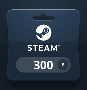 Steam Wallet UAH 300 Gift Card UA