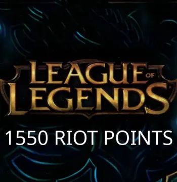 League of Legends 1550 RP Prepaid Card TR