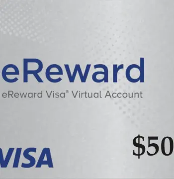 Prepaid Visa eReward USD 50 Gift Card US