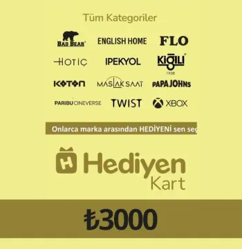 Hediyen KART - All Access TRY 3000 Gift Card TR