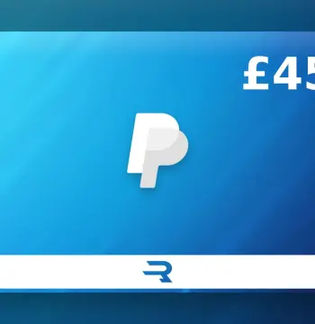 Rewarble PayPal GBP 45 Gift Card UK